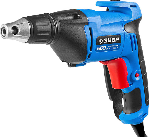Фото 0 товара ЗУБР 550 Вт, 0-4500 об/мин, 1 скор, сетевой шуруповерт универсальный ЗСШ-550-45 Профессионал
