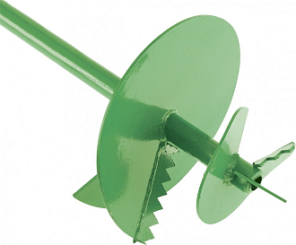 Бур садовый шнековый, 1085 мм, d 200 мм, Россия Сибртех - фото 3