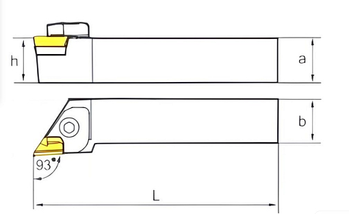 Фото 1 товара CKJNL3232P16 державка для наружного точения Sant