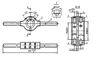 Плашкодержатель М1-М2,5 (G 1/8) - фото 2