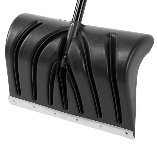 Фото 4 товара Лопата для уборки снега пластиковая, 490х325х1380 мм, стальной черенок, Palisad