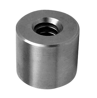 Гайка трапецеидальная (сталь) d=20 мм, шаг резьбы 4 мм (лев. резьба), KSM 20-4-G TECHNIX - фото 1