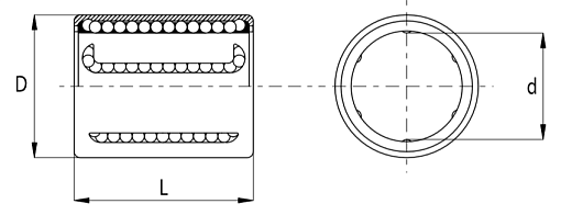 Фото 1 товара Линейный подшипник KH2030-PP TECHNIX
