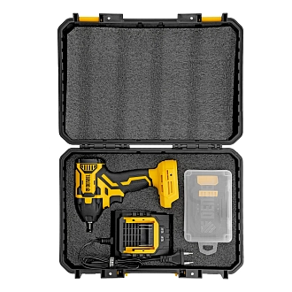 Гайковерт ударный аккумуляторный бесщет. CIWH-BL-20-350, Li-Ion, 20 В, Denzel - фото 4