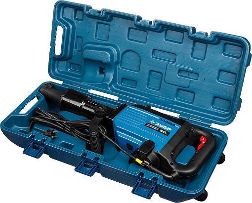 Фото 8 товара Бетонолом электрический ЗМ-50-2000 ВК Профессионал ЗУБР 2000 Вт, 1400 уд/мин, 50 Дж, кейс