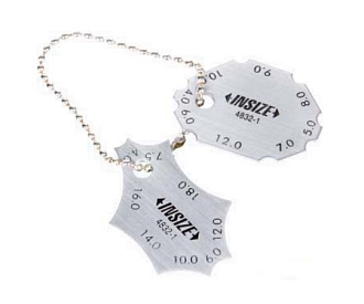 Шаблон для угловых сварочных швов 4-12 мм/4-18мм погрешность 0.5 мм (2 шт.) INSIZE - фото 1