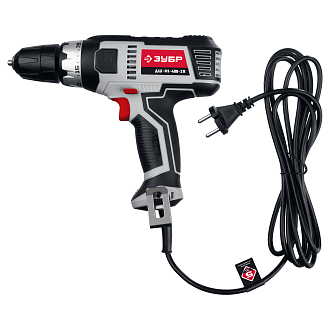 ЗУБР 400 Вт, 0-450/0-1800 об/мин, кейс, дрель-шуруповерт сетевая ДШ-М1-400-2 К Мастер - фото 8
