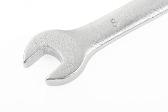 Ключ комб., 8 мм, CrV, матовый хром Stels - фото 3