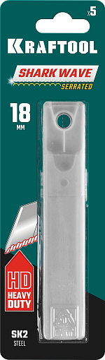 Фото 2 товара Лезвия 18 мм, 5 шт сегментированные BM-18, Kraftool