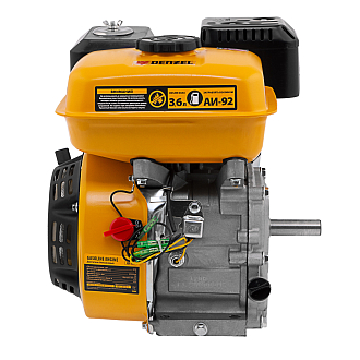 Двигатель бензиновый RX-17K, 7 л.с., 212 см3, горизонтальный вал шпонка 19 мм Denzel - фото 7