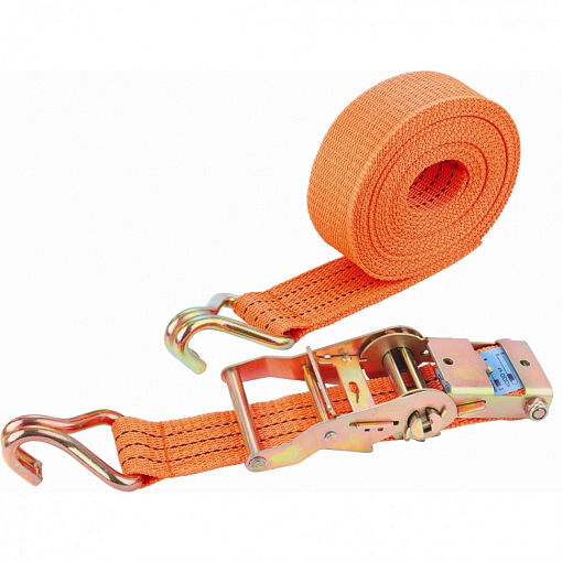 Фото 1 товара Ремень багажный с крюками, 0,05 х 6 м, храповой механизм Россия Stels