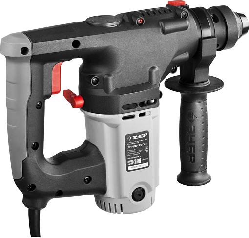 Фото 3 товара ЗУБР 750 Вт, 0-1000 об/мин, 0-4800 уд/мин, кейс, перфоратор вертикальный электрический ЗП-26-750 ЭК Мастер