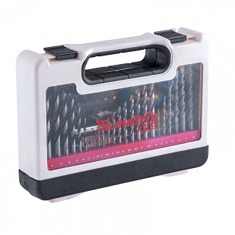 Набор сверл комб., мет. 1-6 мм, бет. 3-8 мм, дер. 3-8 мм (71 предмет) Pro Matrix - фото 5