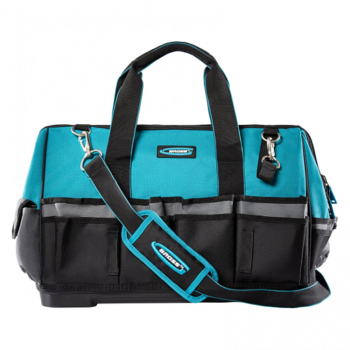 Фото 3 товара Сумка для инструмента HanD Werker, 42 кармана, дно пластик, наплечный ремень, 475 х 260 х 360 мм Gross