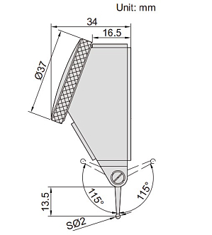 Индикатор ИРБ 0.8 мм, 0.01 мм, INSIZE - фото 2