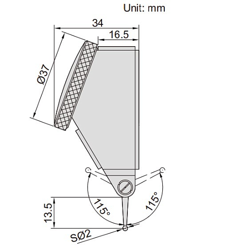 Фото 1 товара Индикатор ИРБ 0.8 мм, 0.01 мм, INSIZE