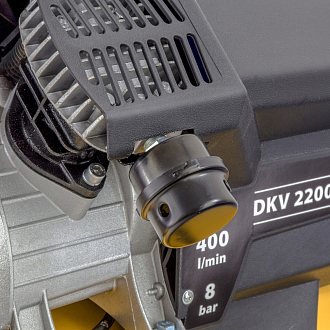 Компрессор воздушный DKV2200/50, Х-PRO 2,2 кВт, 400 л/мин, 50 л Denzel - фото 6