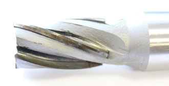 Фреза твердосплавная концевая 22х58х183 к/х z=4 КМ4 с винтовыми пластинами Т5К10 Sekira - фото 2