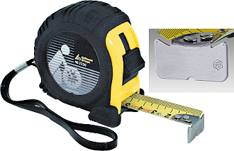 Измерительная рулетка в нескользящем корпусе особо прочная 2 м - фото 4