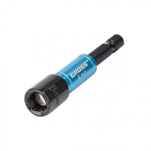 Фото 1 товара Бита с торцевой головкой, магнит. Nut-Driver, 8 мм, S2 Gross