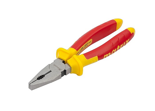 Фото 2 товара Плоскогубцы комб. Insulated, 200 мм, двухкомпонентные рукоятки Matrix Professional
