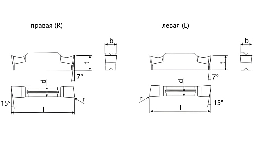 Фото 8 товара MGGN250R-15 LF6018 пластина для отрезки и точения канавок Deskar