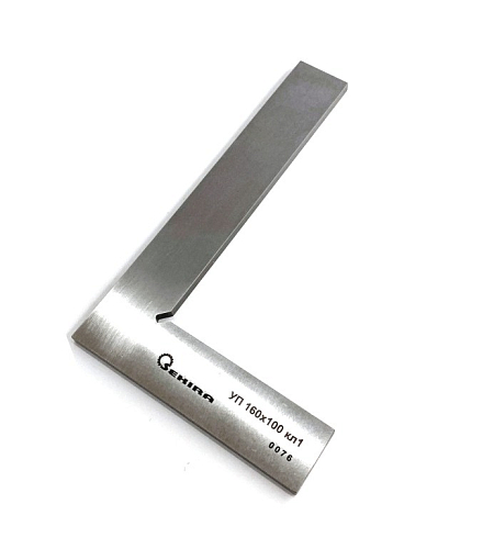 Фото 1 товара Угольник слесарный плоский УП 160х100 класс 1 Sekira