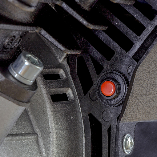 Фото 5 товара Компрессор воздушный DKV2200/100, Х-PRO 2.2 кВт, 400 л/мин, 100л Denzel