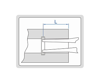 Кронциркуль для внутренних измерений 35-55 мм, INSIZE - фото 3