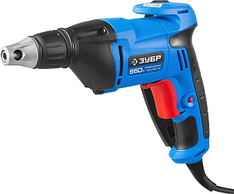 ЗУБР 550 Вт, 0-4500 об/мин, 1 скор, сетевой шуруповерт универсальный ЗСШ-550-45 Профессионал - фото 4