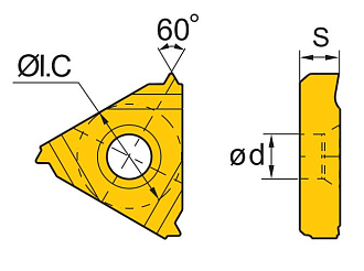 YT16ER 2.0ISO-S KT8294 пластина резьбовая - фото 2