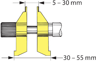 Микрометрический нутромер с двунаправленными губками 5-55 мм - фото 3