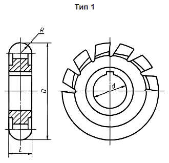 Фреза фасонная выпуклая 80 R6 Р6М5 Sekira - фото 2