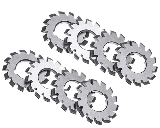 Фото 0 товара Фреза дисковая модульная м 4,0 90х27 z=12 (к-т из 8 шт) Р6М5 Sekira
