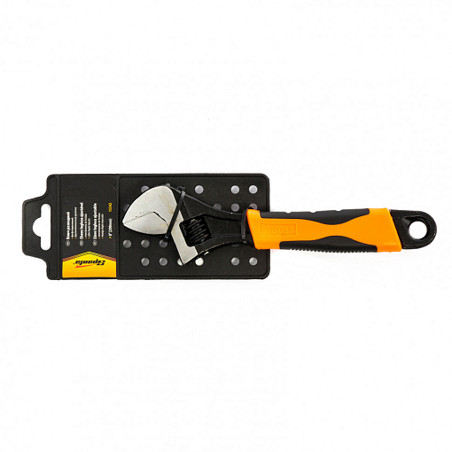 Фото 1 товара Ключ разводной, 200 мм, двухкомпонентная рукоятка Sparta