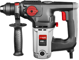 ЗУБР 750 Вт, 0-1000 об/мин, 0-4800 уд/мин, кейс, перфоратор вертикальный электрический ЗП-26-750 ЭК Мастер - фото 3