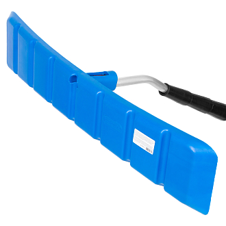 Скребок для уборки снега с крыш 610х140 мм, алюминиевая телескоп. рукоятка, длина 2-6 м Россия - фото 3