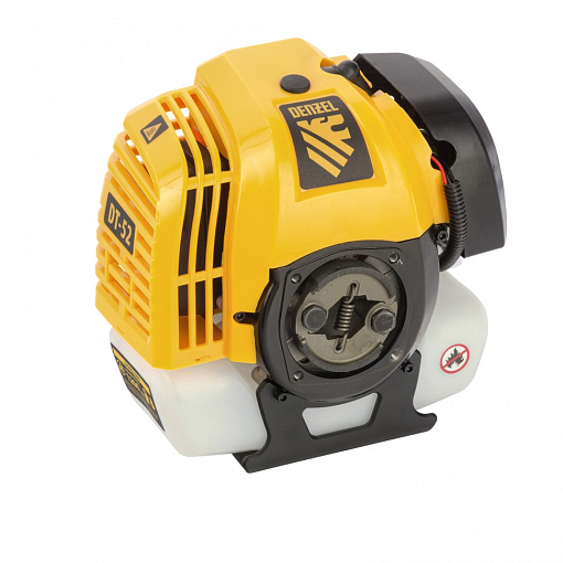 Фото 2 товара Триммер бензиновый DT 52, 52 см3, 3 л. с, неразъемная штанга, из 2 частей Denzel