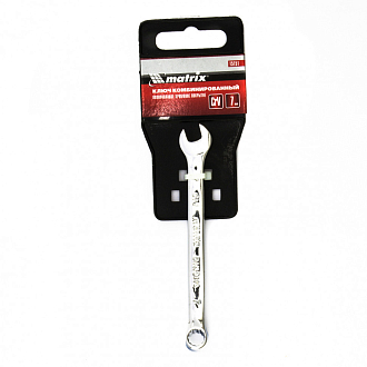 Ключ комб., 7 мм, CrV, полированный хром Matrix - фото 2