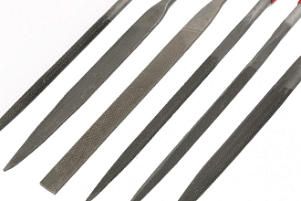 Набор надфилей, 160 х 4 мм, 6 шт, обрезиненные рукоятки Matrix - фото 3