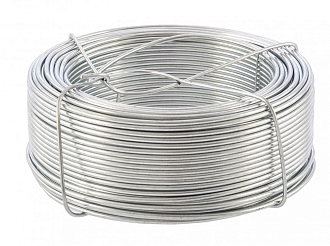 Проволока стальная, оцинкованная 2,0 мм, длина 50 м Сибртех - фото 1