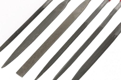 Фото 2 товара Набор надфилей, 160 х 4 мм, 6 шт, обрезиненные рукоятки Matrix