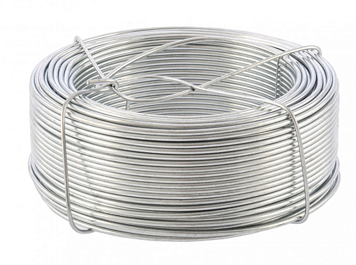 Фото 0 товара Проволока стальная, оцинкованная 2,0 мм, длина 50 м Сибртех