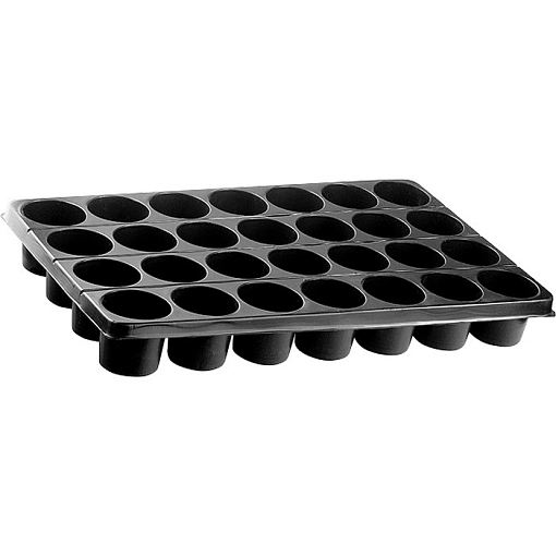 Фото 0 товара Кассета для рассады, 520 х 310 х 60 мм, 28 ячеек, полистирол Россия