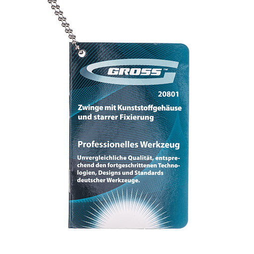 Фото 7 товара Струбцина клещеобразная 1-1/2, пластиковый корпус, храповой механизм жесткой фиксации, 38 мм Gross