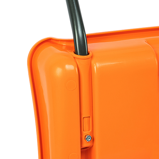 Фото 5 товара Движок для уборки снега пластиковый, 795х435х1280 мм, стальная рукоятка, усиленный Сибртех