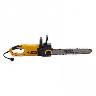 Пила цепная электрическая EDS-2200, 2.2 кВт,продольная, шина 45 см, шаг 3/8, паз 1.3 мм, 62 звена Denzel - фото 5