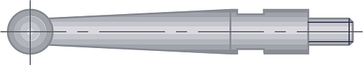 Фото 1 товара Твердосплавный щуп, длина щупа 11,8 мм 1 мм