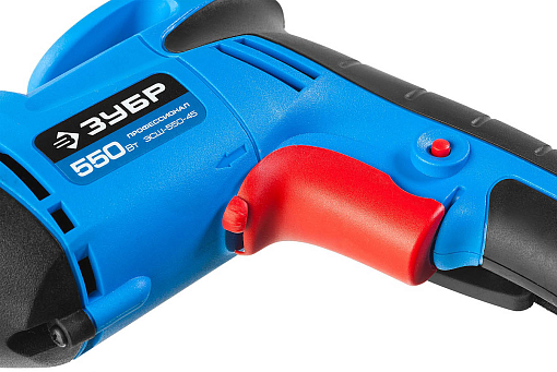 Фото 2 товара ЗУБР 550 Вт, 0-4500 об/мин, 1 скор, сетевой шуруповерт универсальный ЗСШ-550-45 Профессионал