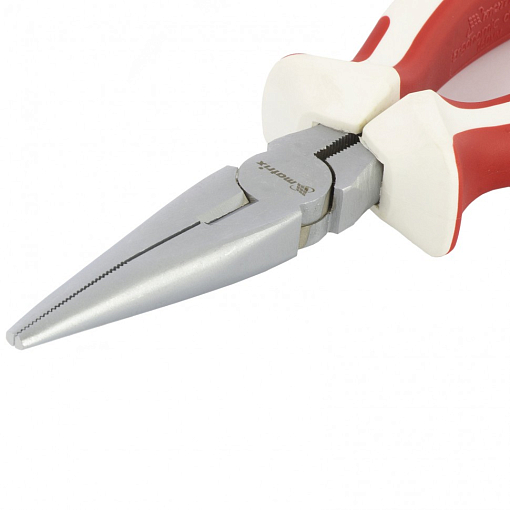 Фото 1 товара Длинногубцы прямые WHite Nickel, 160 мм, никелированные, трехкомпонентные рукоятки Matrix